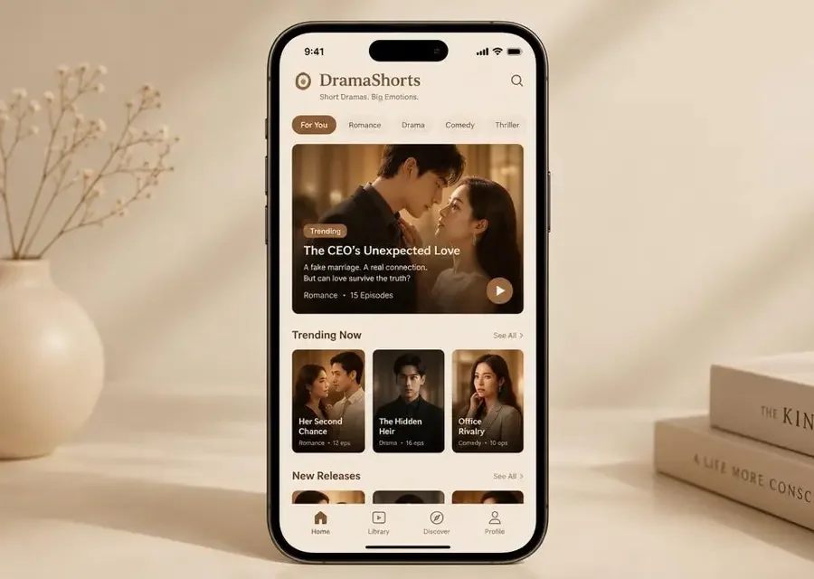 短剧黄果APP - 甜宠短剧随身剧场 短剧黄果APP界面展示